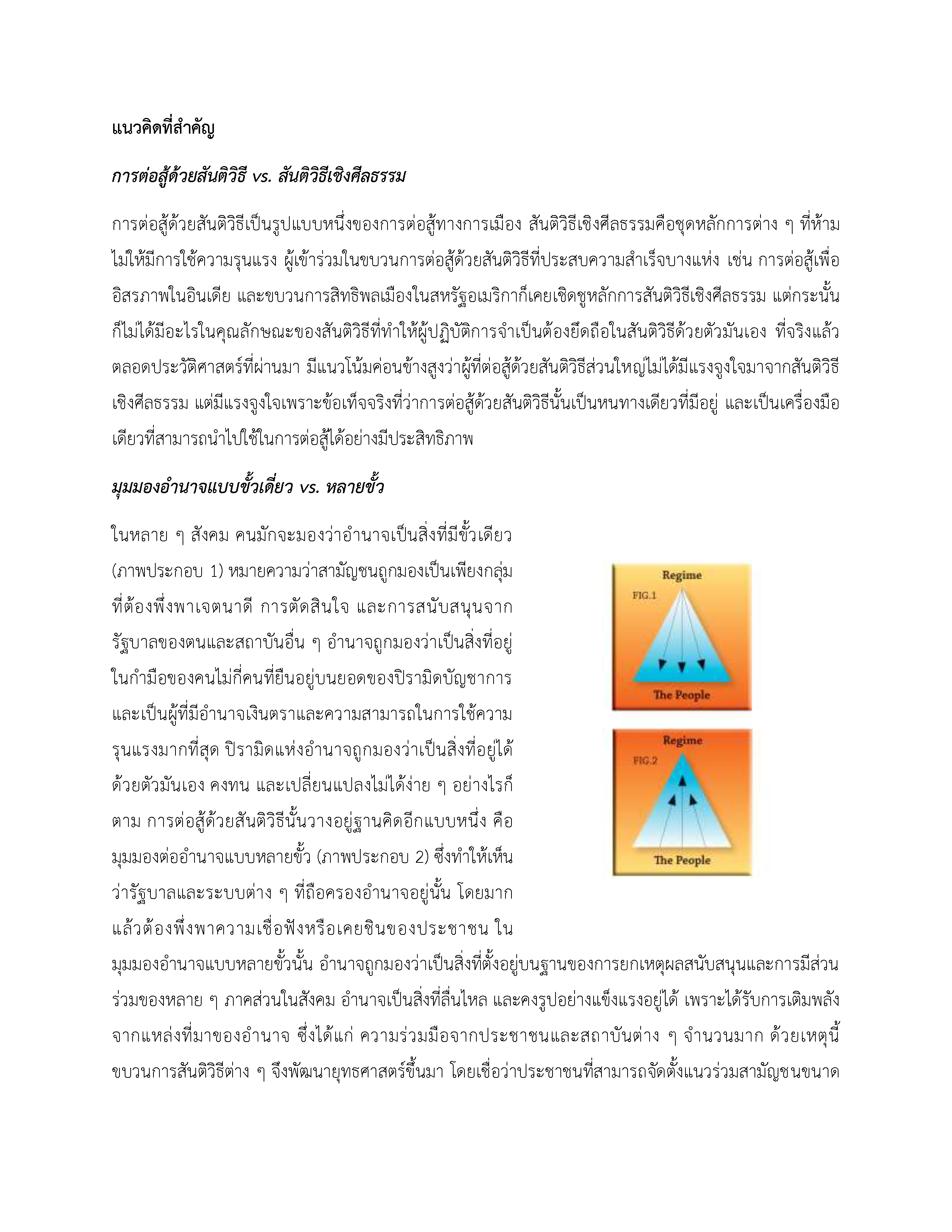 การต่อสู้ด้วยสันติวิธี: จุลสารสาหรับผู้เริ่มต้น