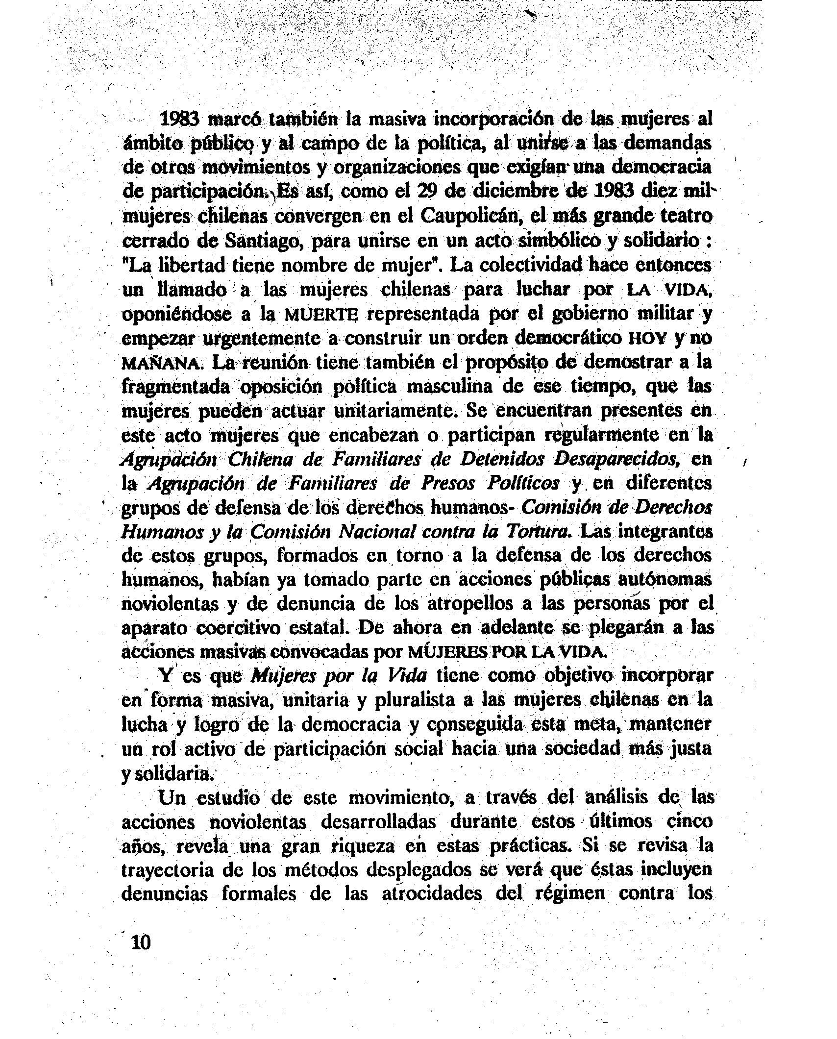 La Lucha Politica Noviolenta: Criterios Y Metodos