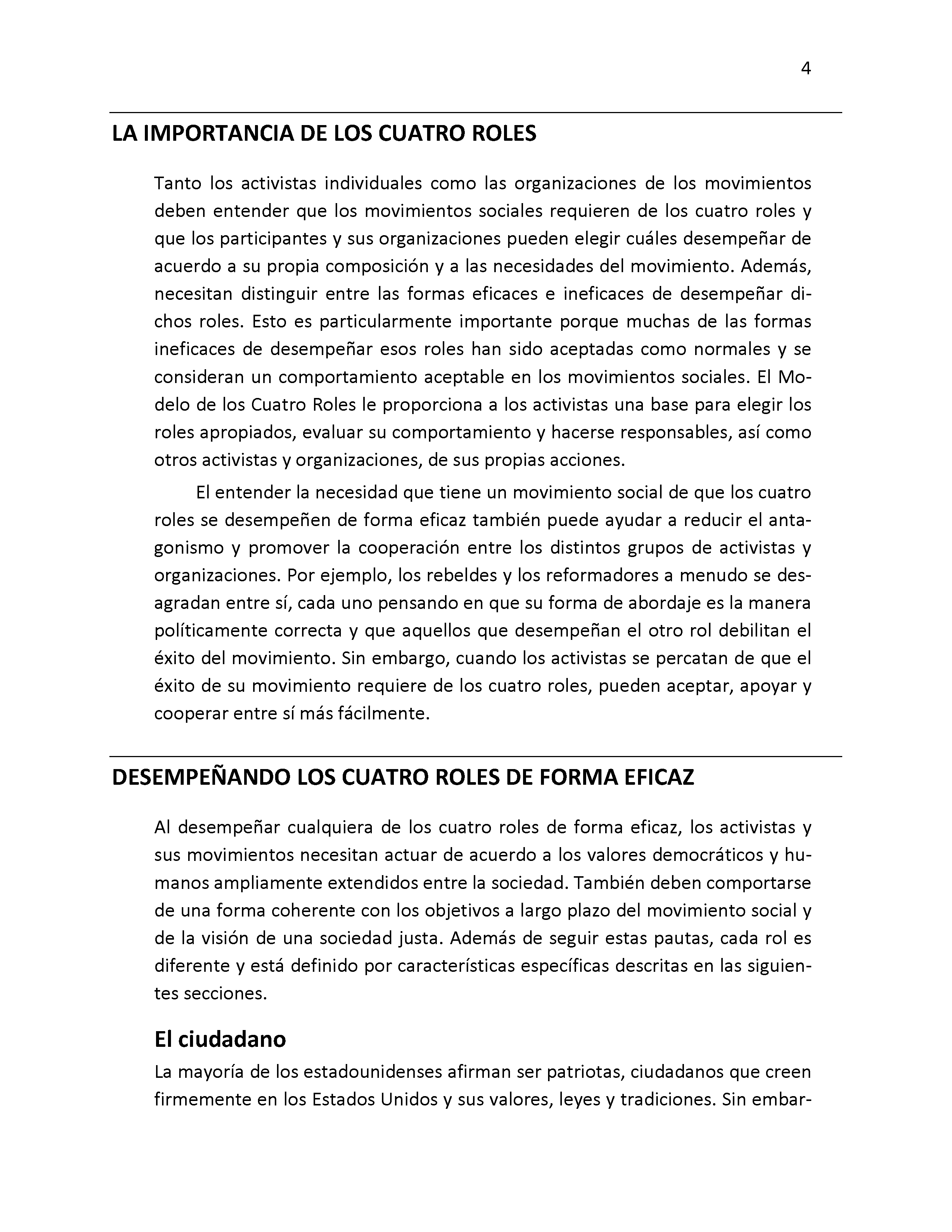 Hacer la democracia (Capitulos 2-4)