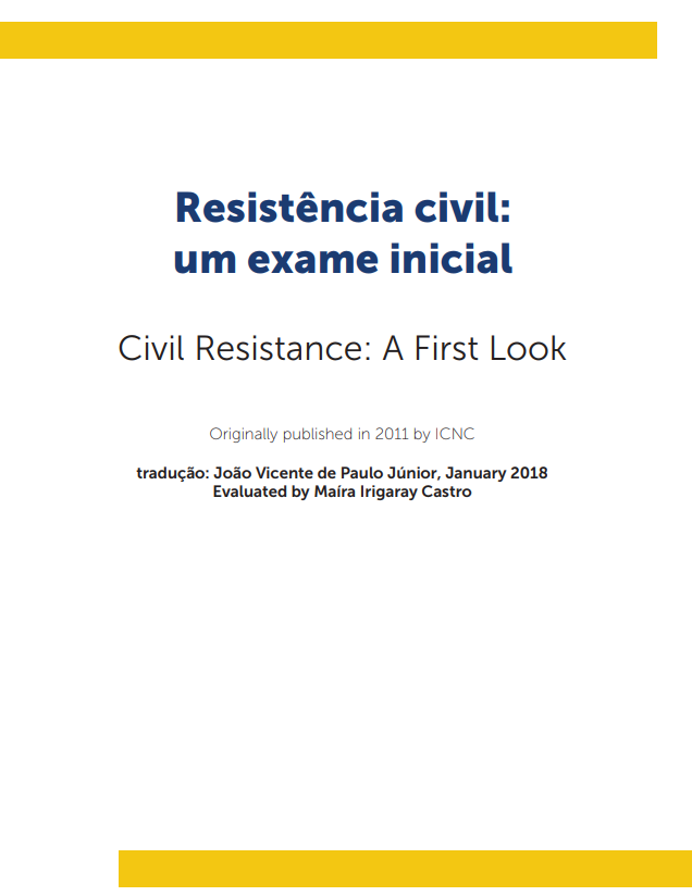 Resistência civil: um exame inicial