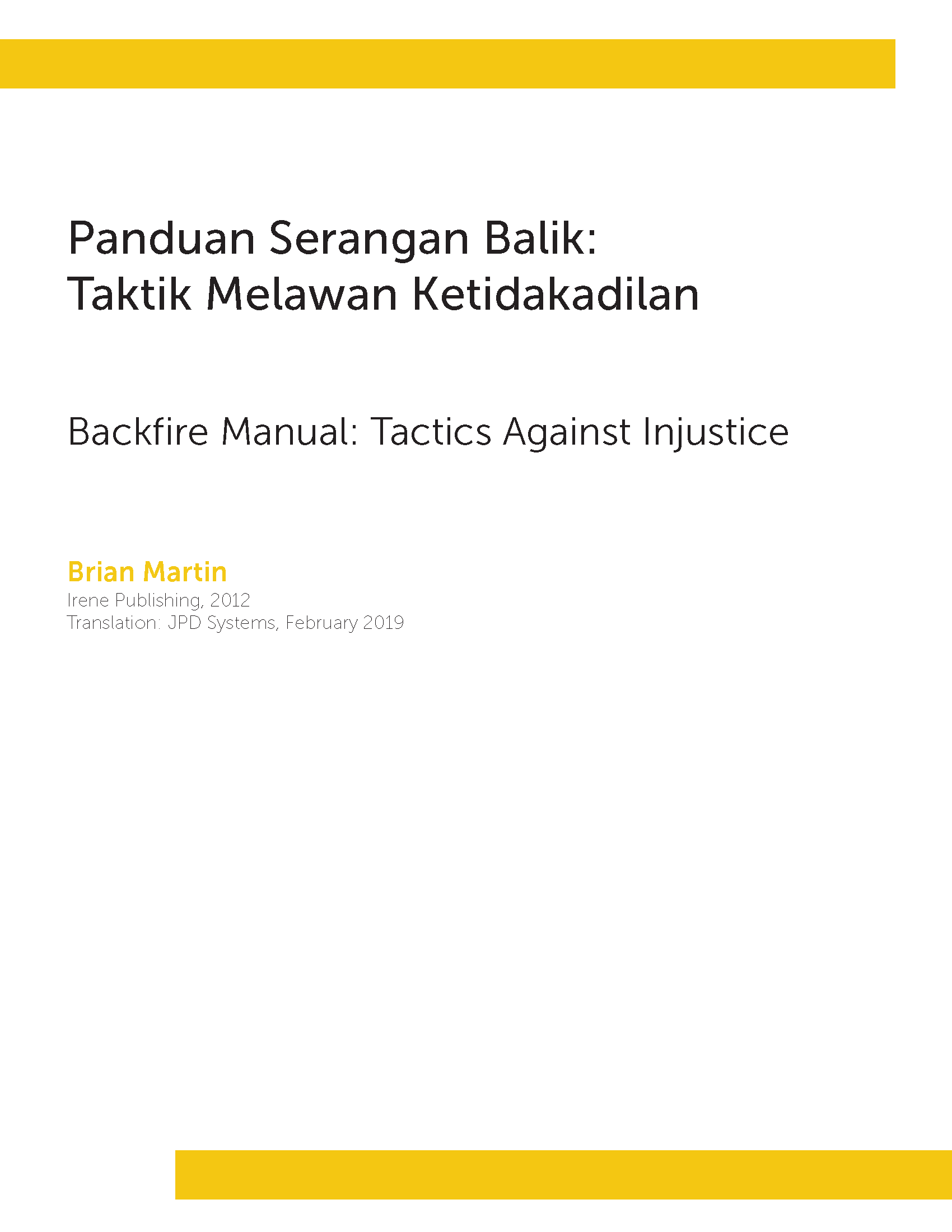 Panduan Serangan Balik: Taktik Melawan Ketidakadilan