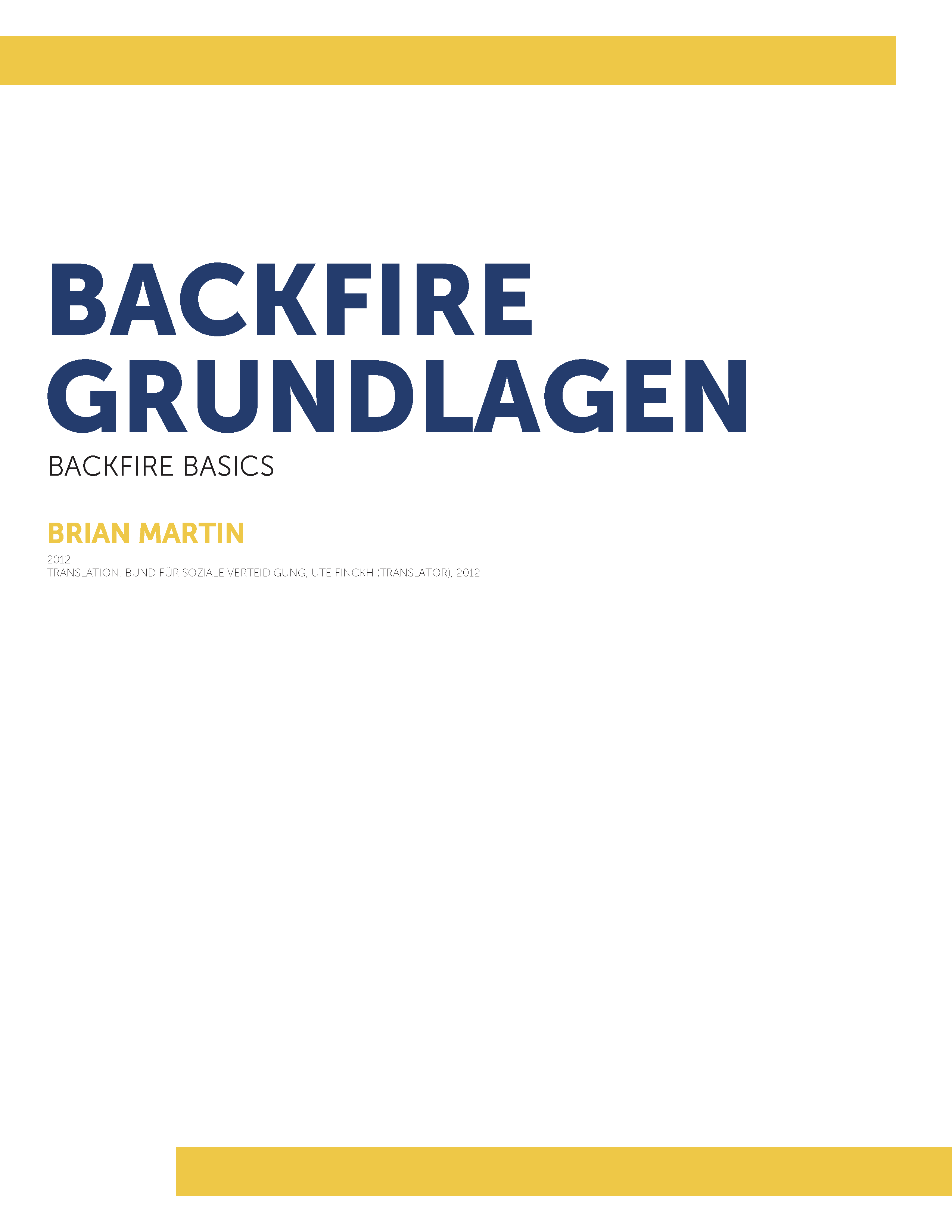 Backfire Grundlagen