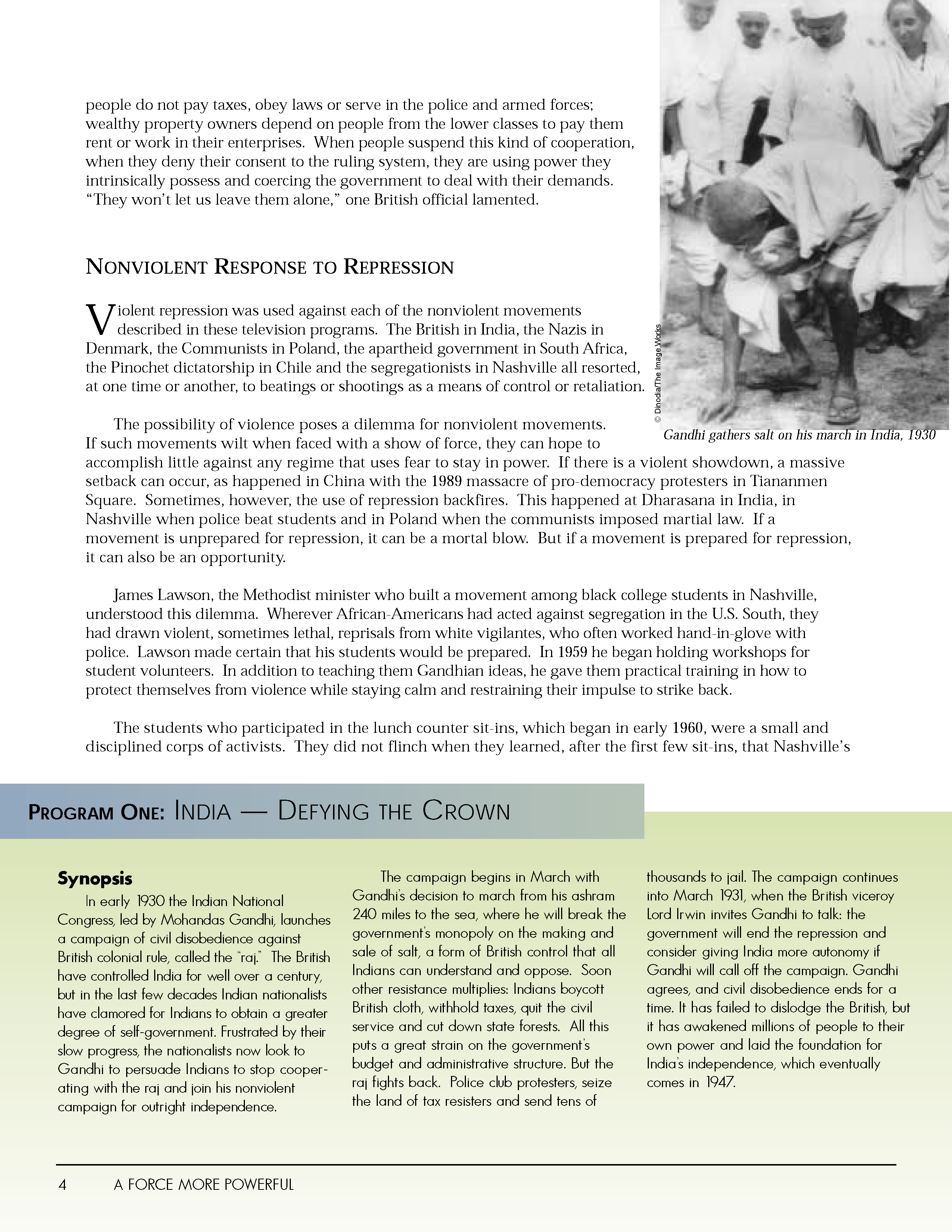 A Force More Powerful Study Guide