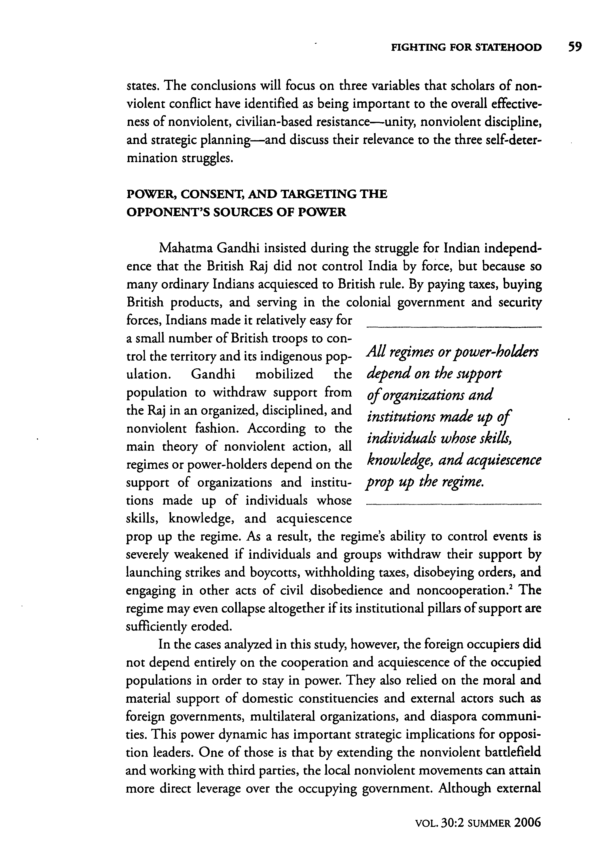 Fighting for Statehood: The Role of Civilian-Based Resistance in the East Timorese, Palestinian, and Kosovo Albanian Self-Determination Movements