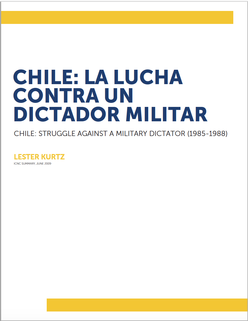 Chile: La lucha contra un dictador militar (1985-1988)