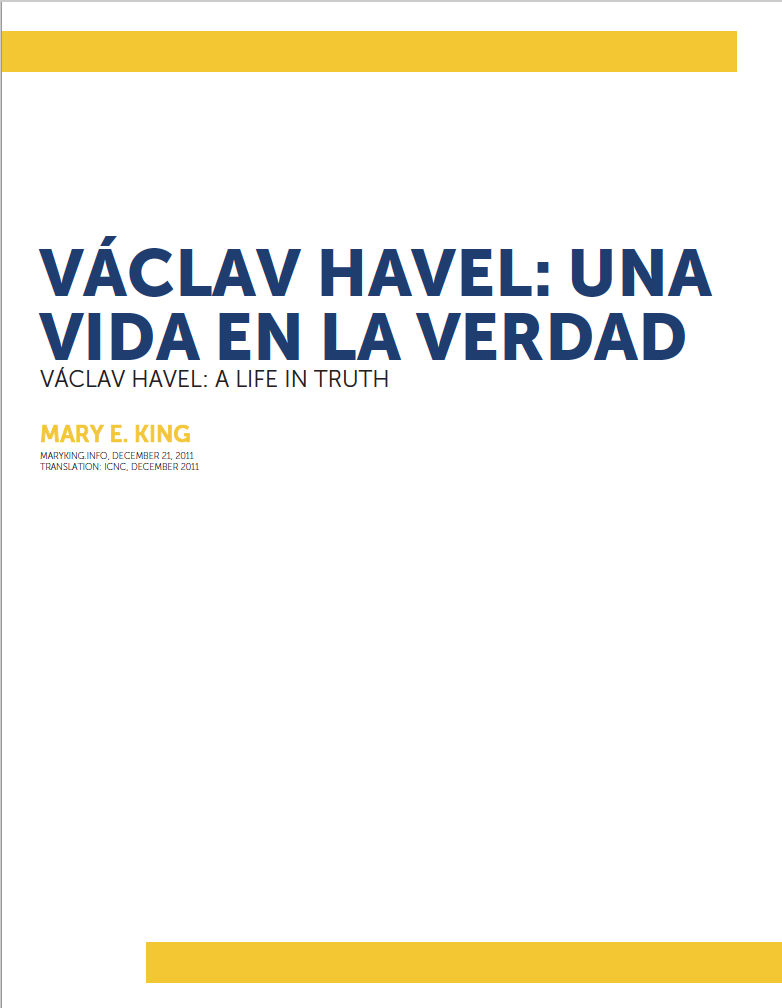 Václav Havel: Una Vida en la Verdad
