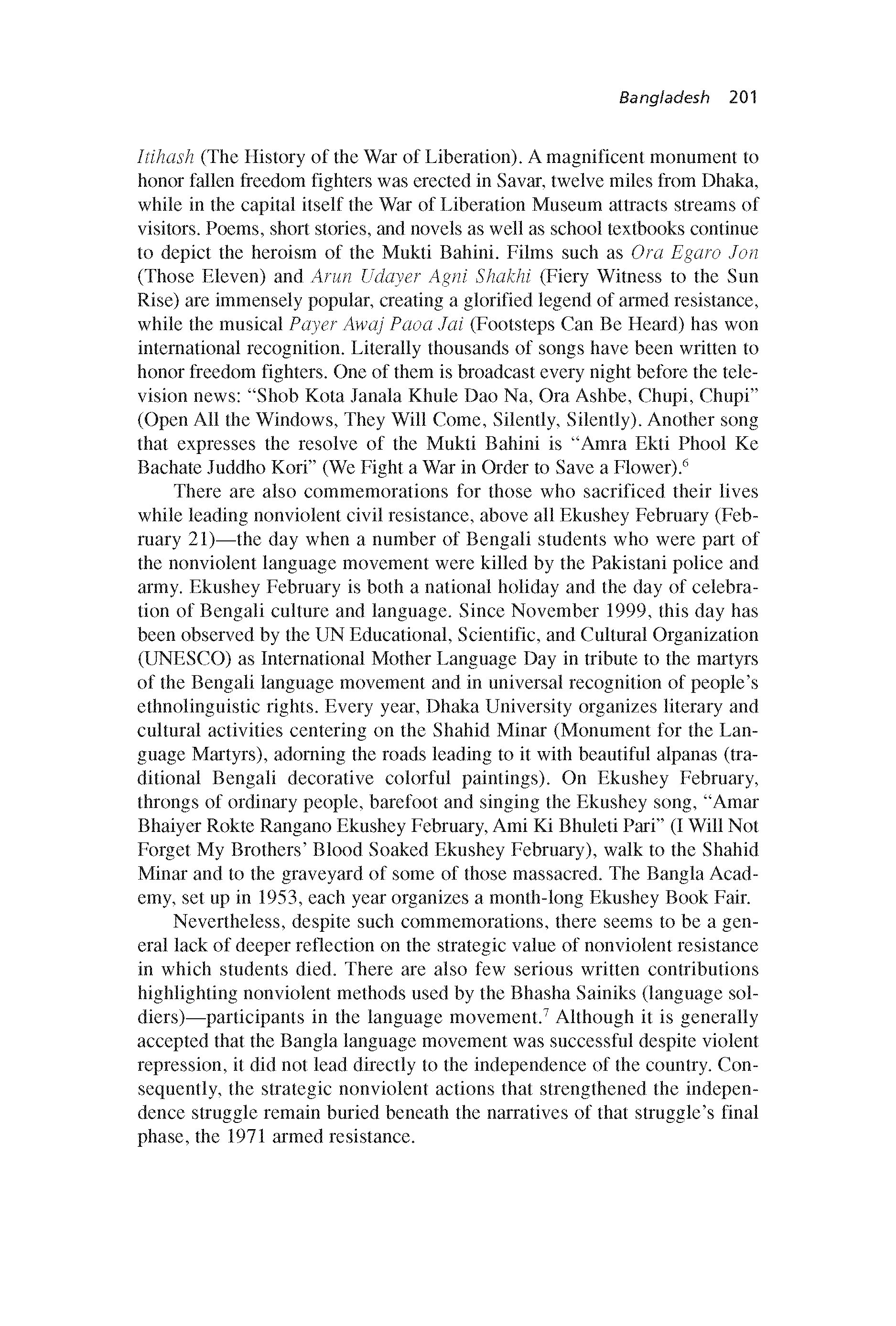 Bangladesh: Civil Resistance in the Struggle for Independence, 1948-1971 (Chapter 11 from ‘Recovering Nonviolent History’)