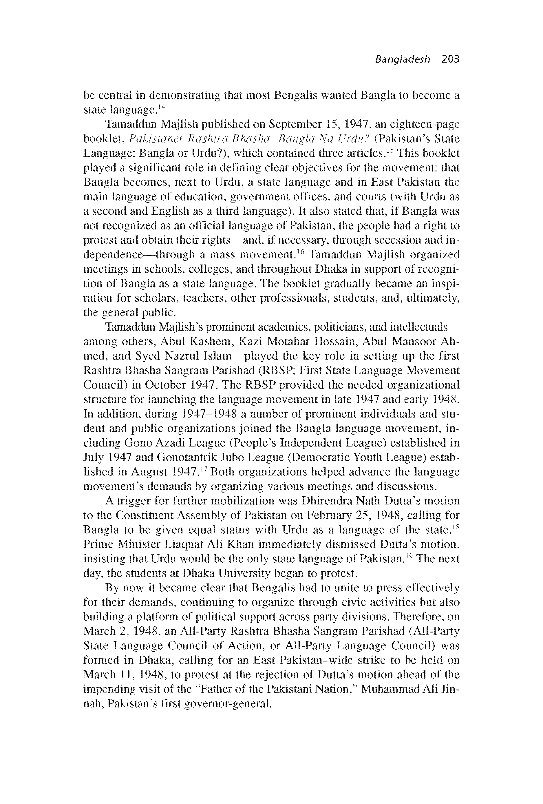 Bangladesh: Civil Resistance in the Struggle for Independence, 1948-1971 (Chapter 11 from ‘Recovering Nonviolent History’)