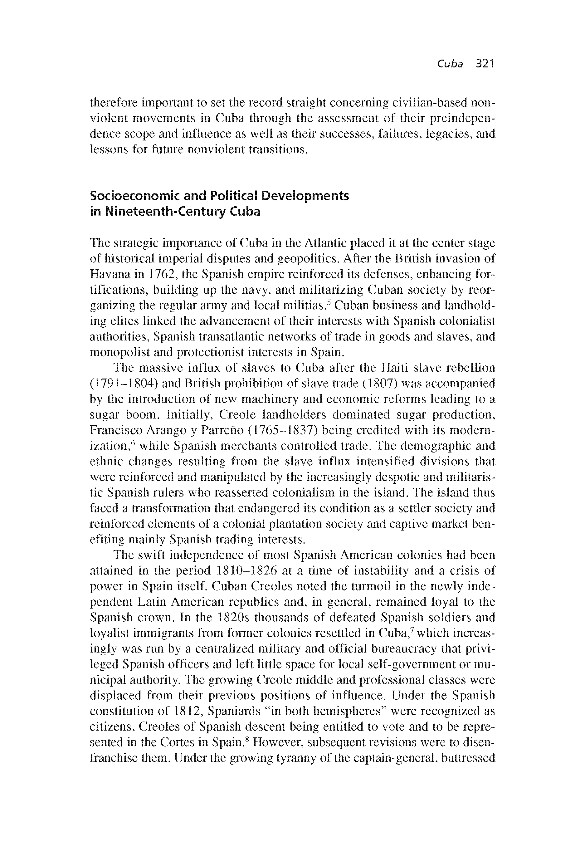 Cuba: Nonviolent Strategies for Autonomy and Independence, 1810s-1902 (Chapter 17 from ‘Recovering Nonviolent History’)