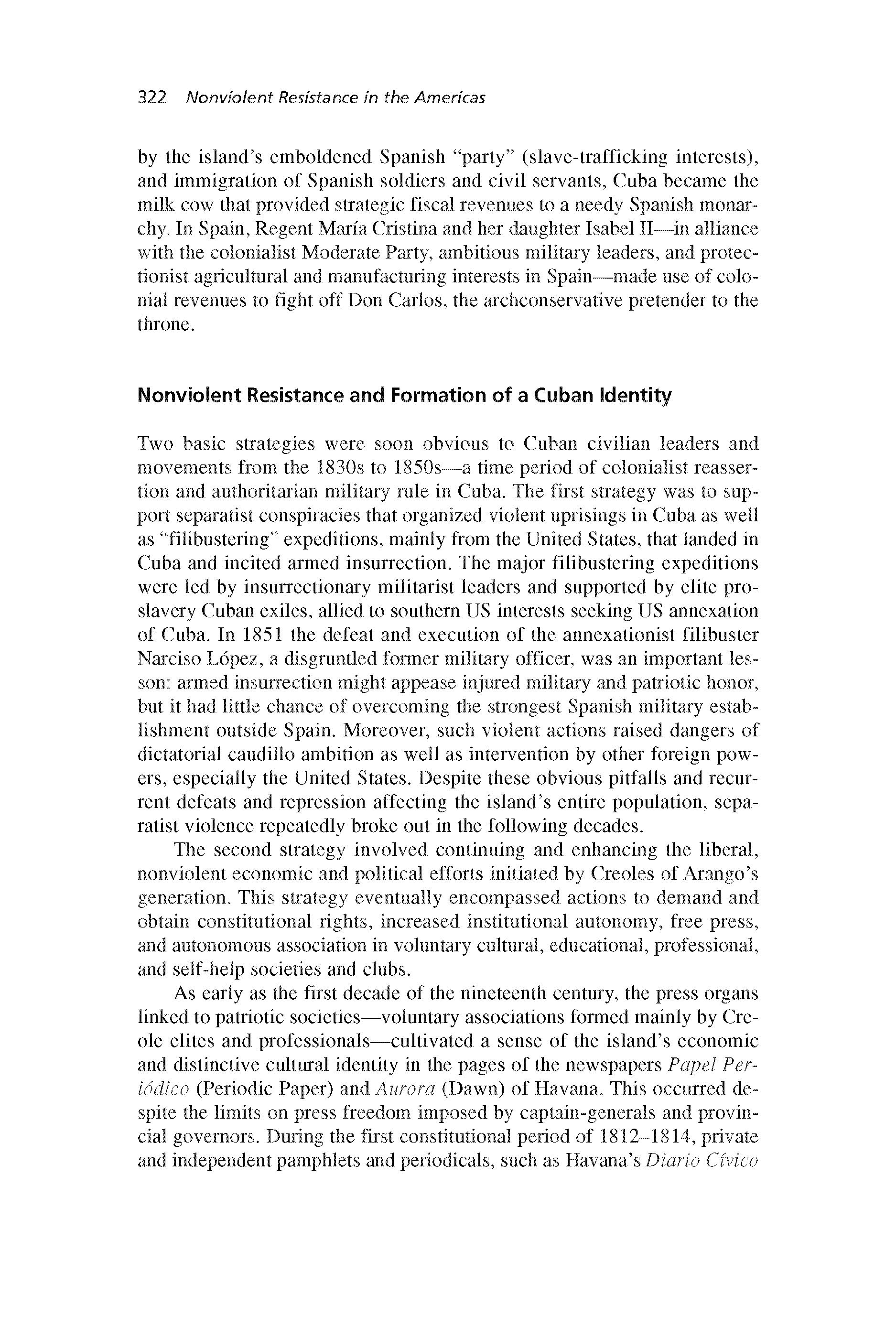 Cuba: Nonviolent Strategies for Autonomy and Independence, 1810s-1902 (Chapter 17 from ‘Recovering Nonviolent History’)