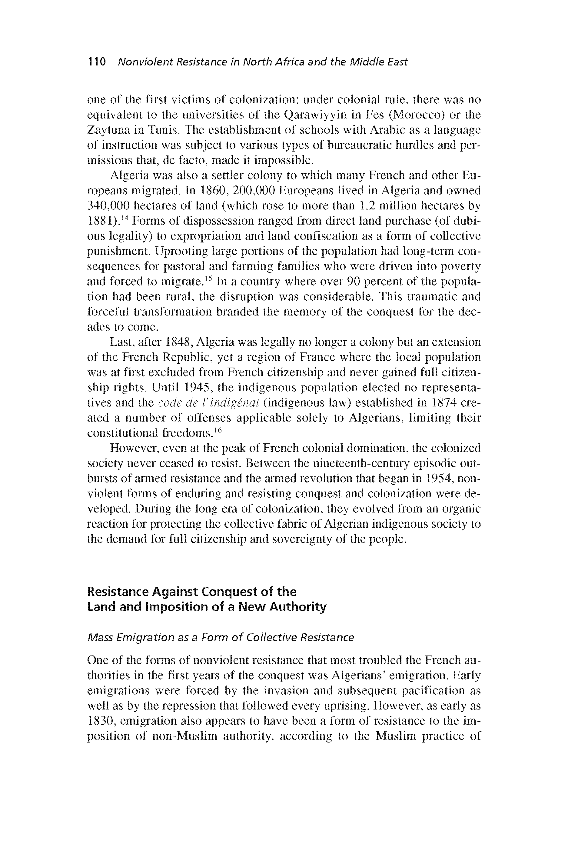 Algeria: Nonviolent Resistance Against French Colonialism, 1830s-1950s (Chapter 6 from ‘Recovering Nonviolent History’)