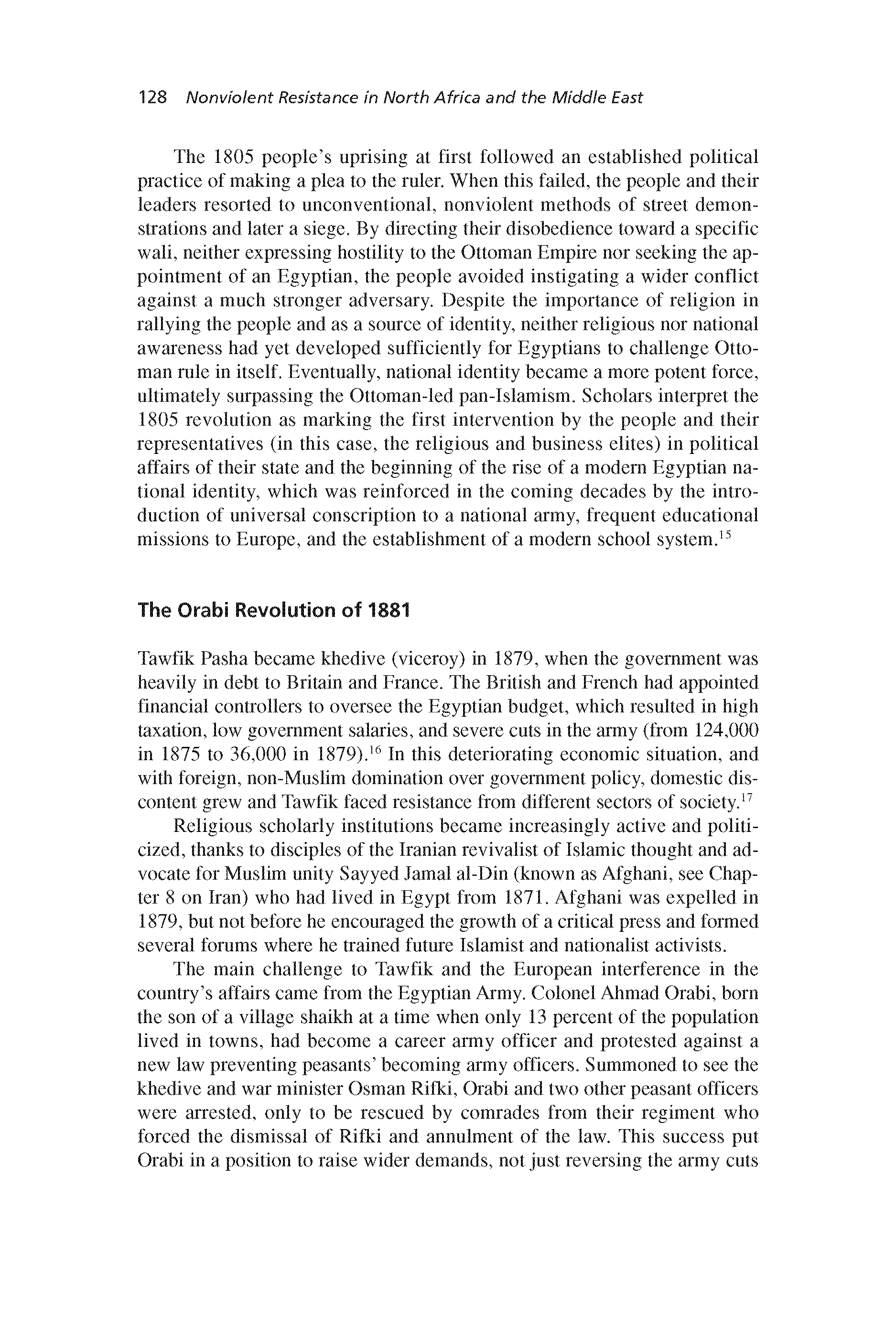 Egypt: Nonviolent Resistance in the Rise of a Nation-State, 1805-1922 (Chapter 7 from ‘Recovering Nonviolent History’)