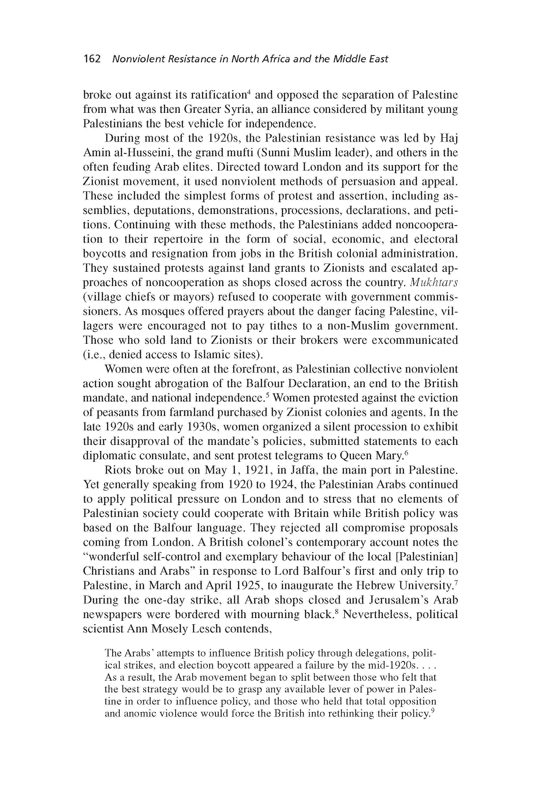 Palestine: Nonviolent Resistance in the Struggle for Statehood, 1920s-2012 (Chapter 9 from ‘Recovering Nonviolent History’)