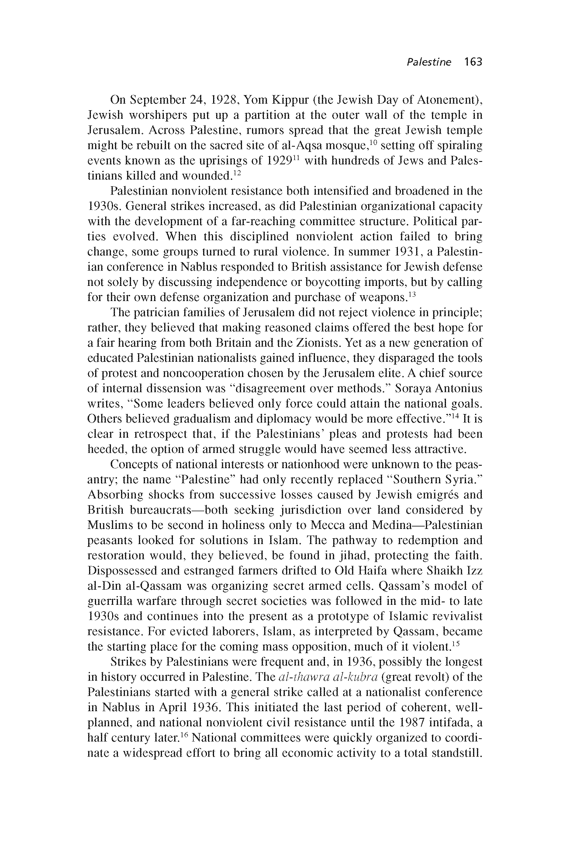 Palestine: Nonviolent Resistance in the Struggle for Statehood, 1920s-2012 (Chapter 9 from ‘Recovering Nonviolent History’)