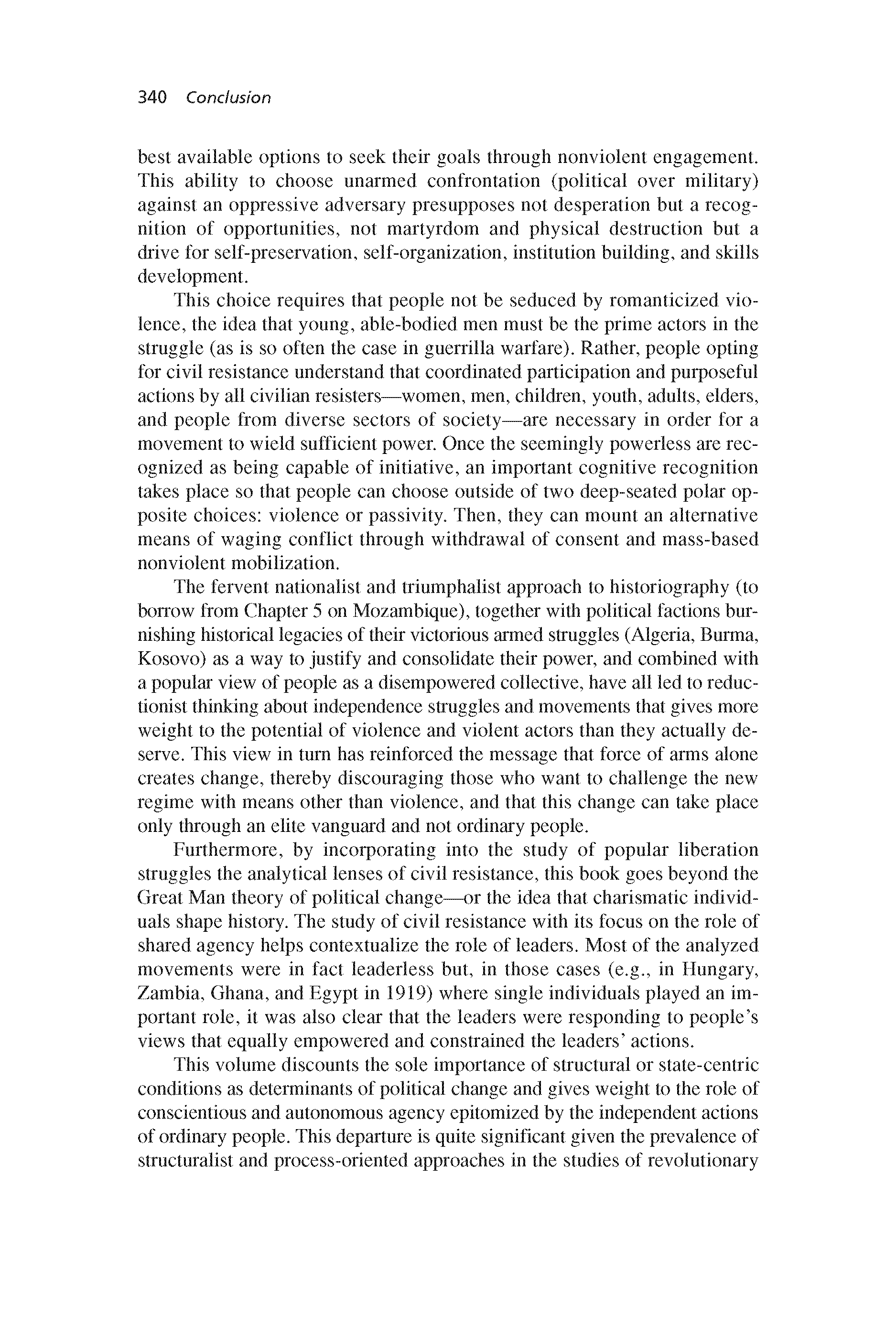 Insights into Nonviolent Liberation Struggles (Chapter 18 from ‘Recovering Nonviolent History’)