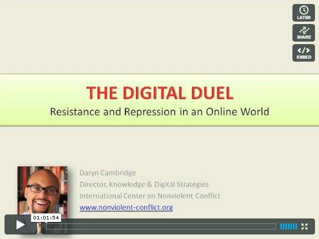 The Digital Duel: Resistance and Repression in an Online World (webinar)