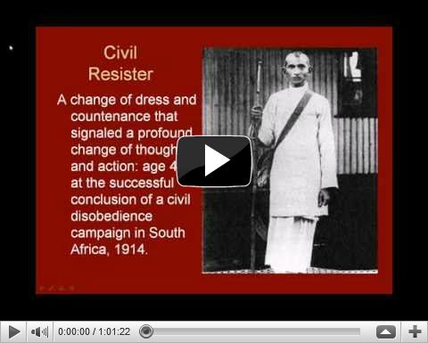 Gandhi’s Journey and the Power of Nonviolence (webinar)