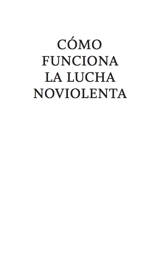 Cómo Funciona La Lucha Noviolenta