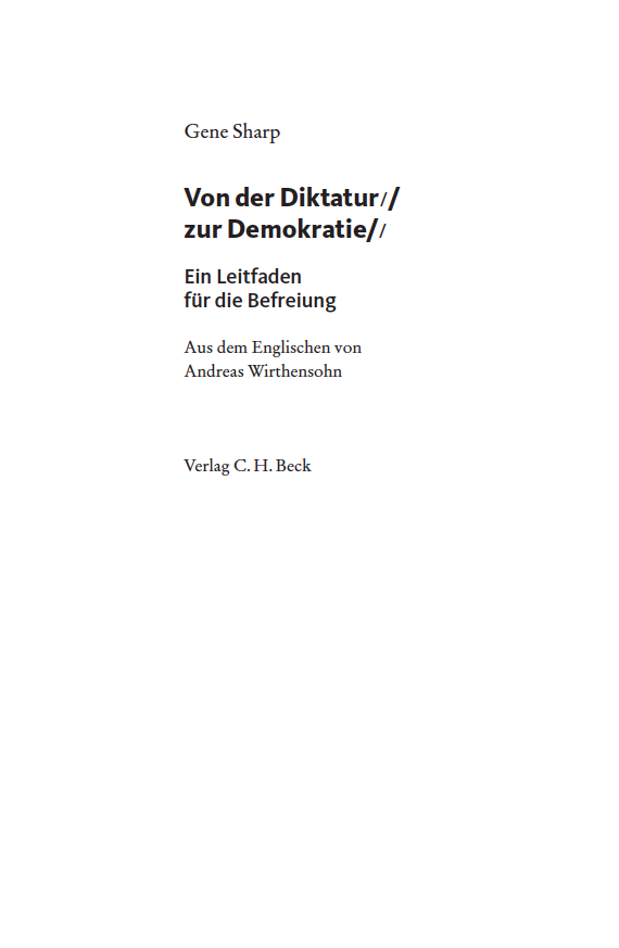 Von der Diktatur zur Demokratie: Ein Leitfaden für die Befreiung