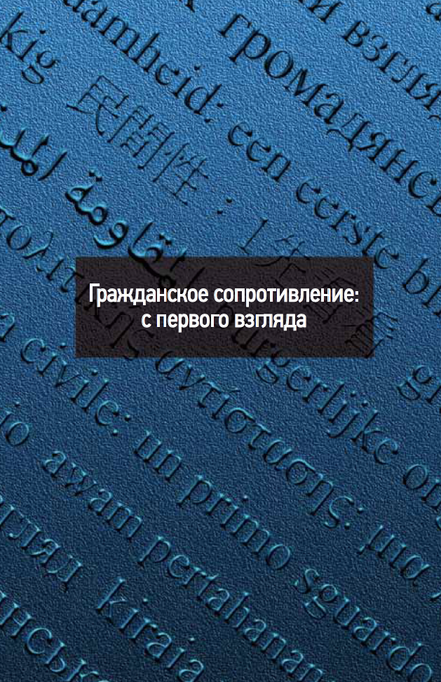 Гражданское сопротивление: с первого взгляда