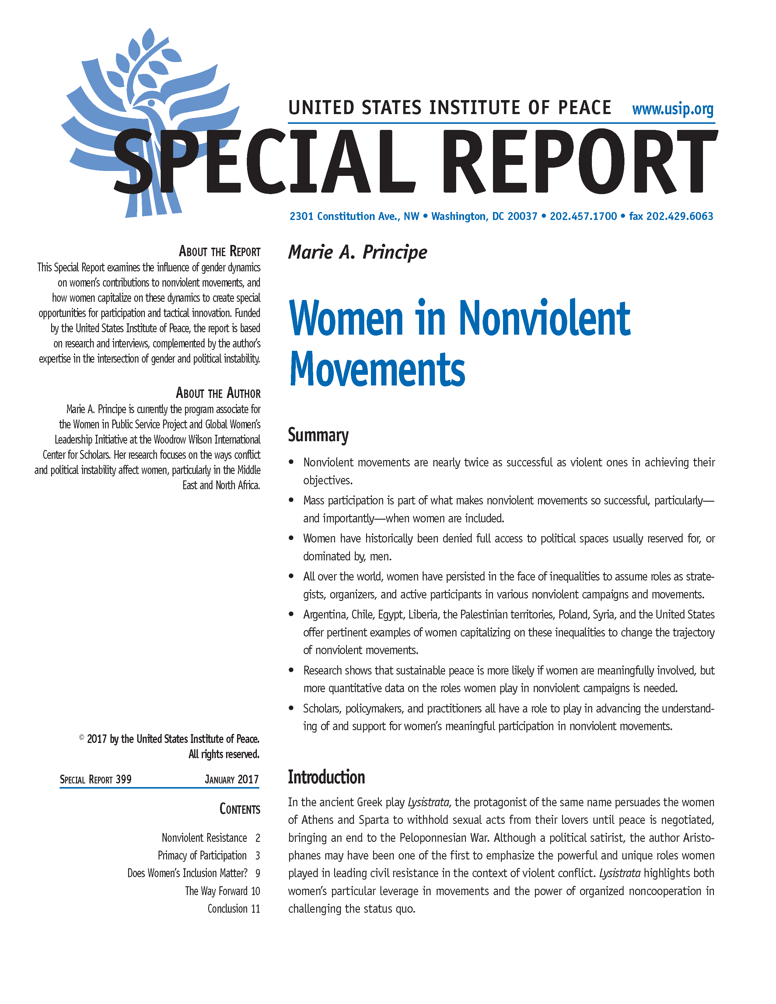 Women in Nonviolent Movements