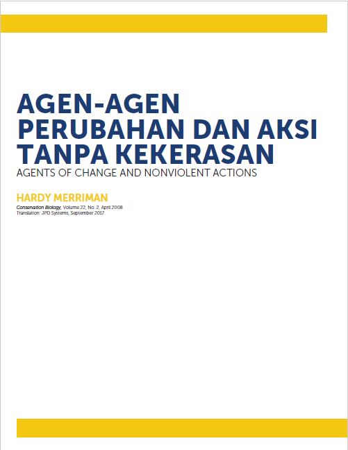 Agen-Agen Perubahan dan Aksi Tanpa Kekerasan