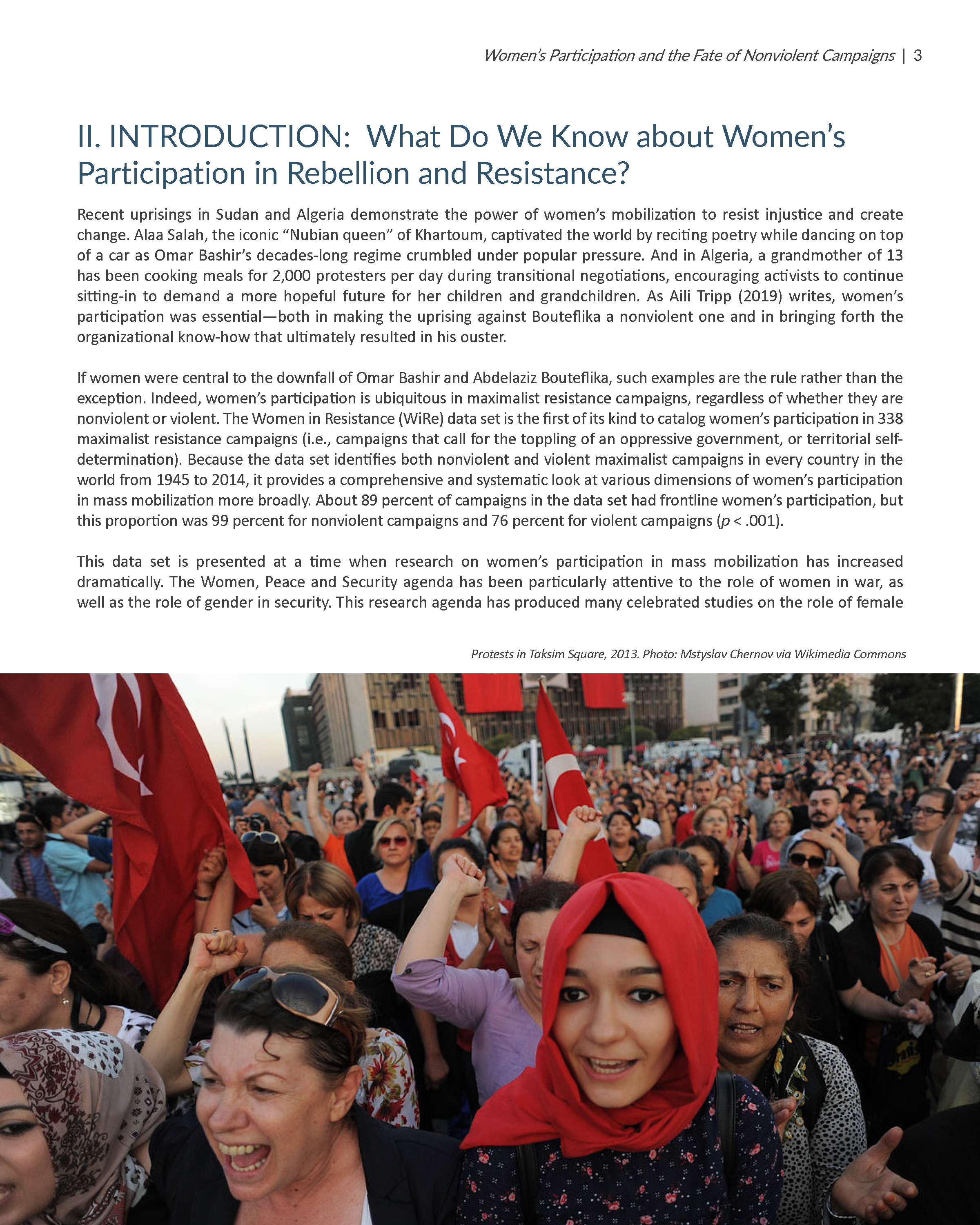 Women’s Participation and the Fate of Nonviolent Campaigns