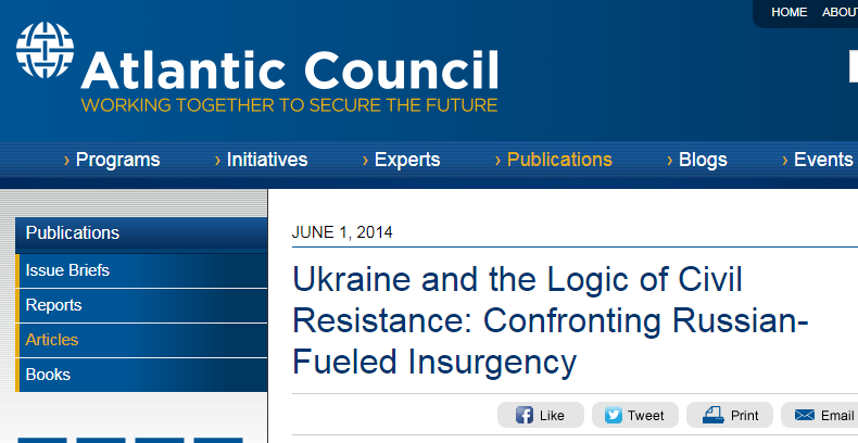 Ukraine and the Logic of Civil Resistance: Confronting Russian-Fueled Insurgency