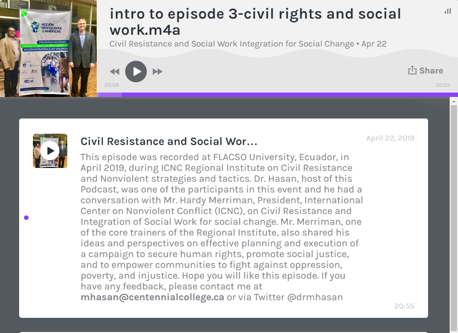 Civil Resistance and Social Work