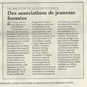 press for Action et Humanisme