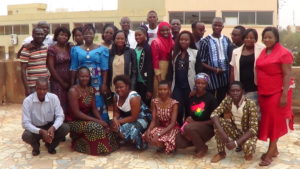 civil resistance workshop in Burkina Faso group photo