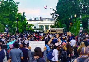 BLM Protesters in front of the White House
