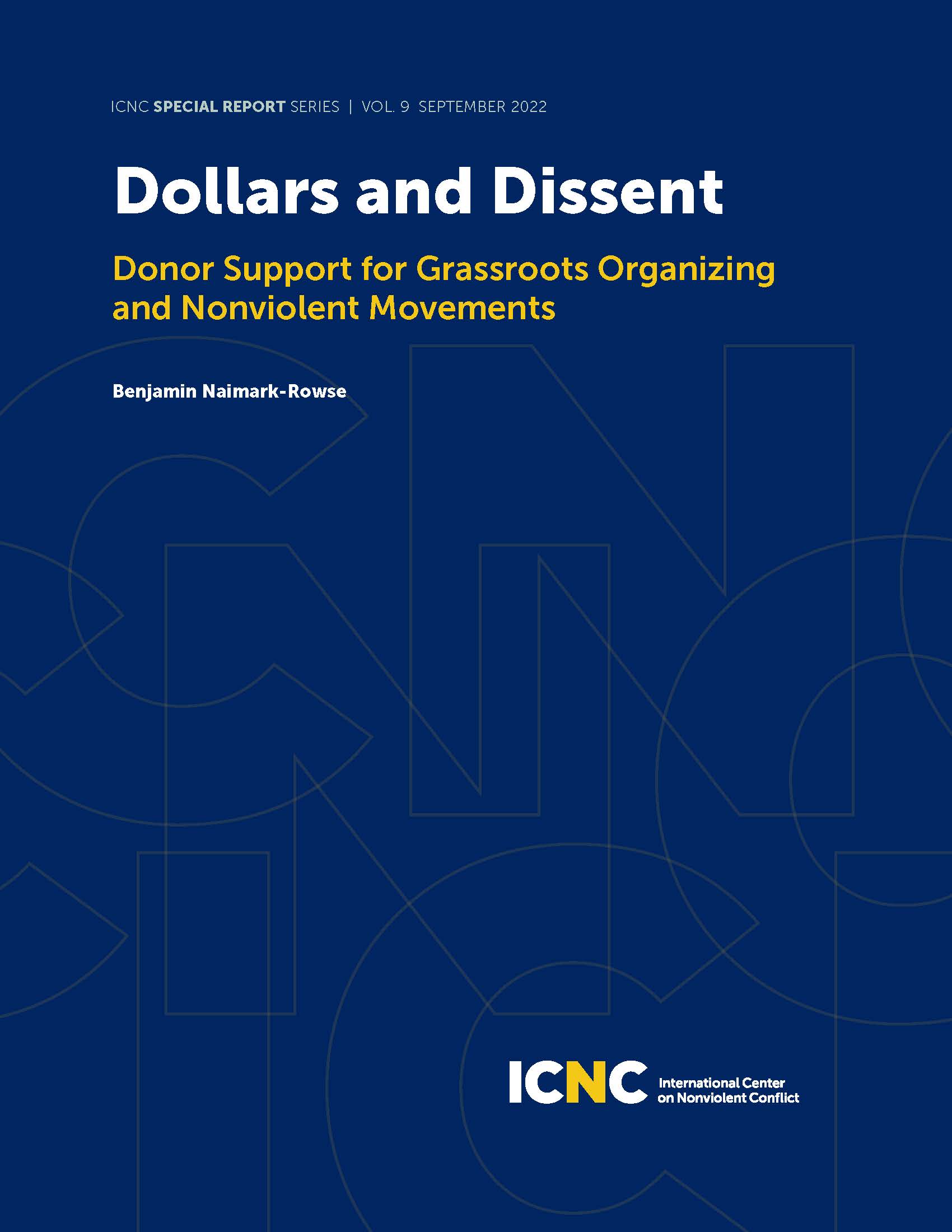 Dollars and Dissent: Donor Support for Grassroots Organizing and Nonviolent Movements